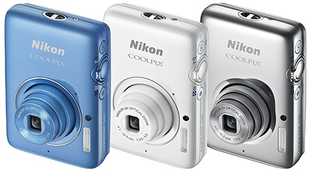 Nikon Coolpix S02 - další tři barvy